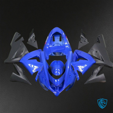Kawasaki Ninja ZX-10R (2004-2005) Blue & Black logo - Replacement Motorcycle Fairings Kit