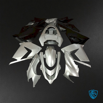 Kawasaki Ninja ZX-10R (2004-2005) Silver & Black ABS Bodywork - Fairings Kit
