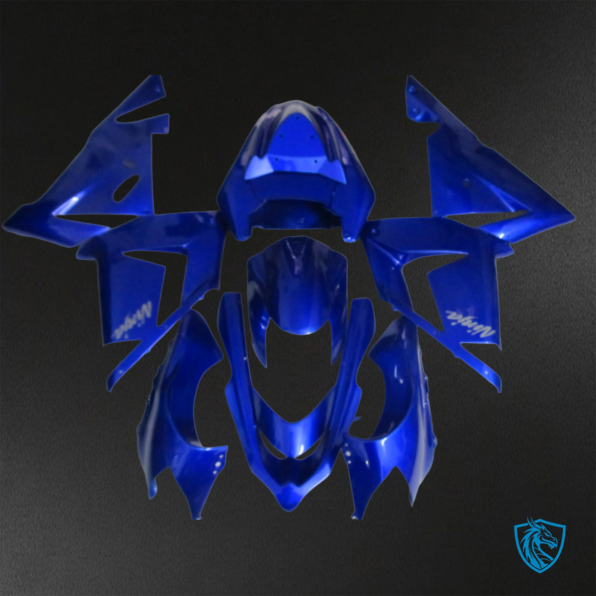 Kawasaki Ninja ZX-10R (2004-2005) Blue - Custom ABS Fairing Kit