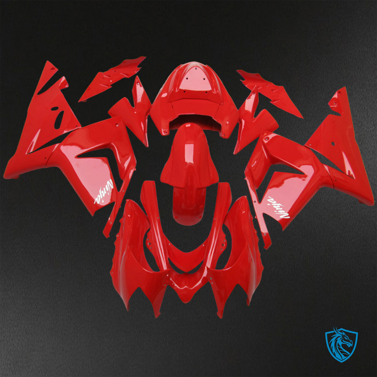 Kawasaki Ninja ZX-10R (2004-2005) Light Red - Replacement Motorcycle Fairings Kit