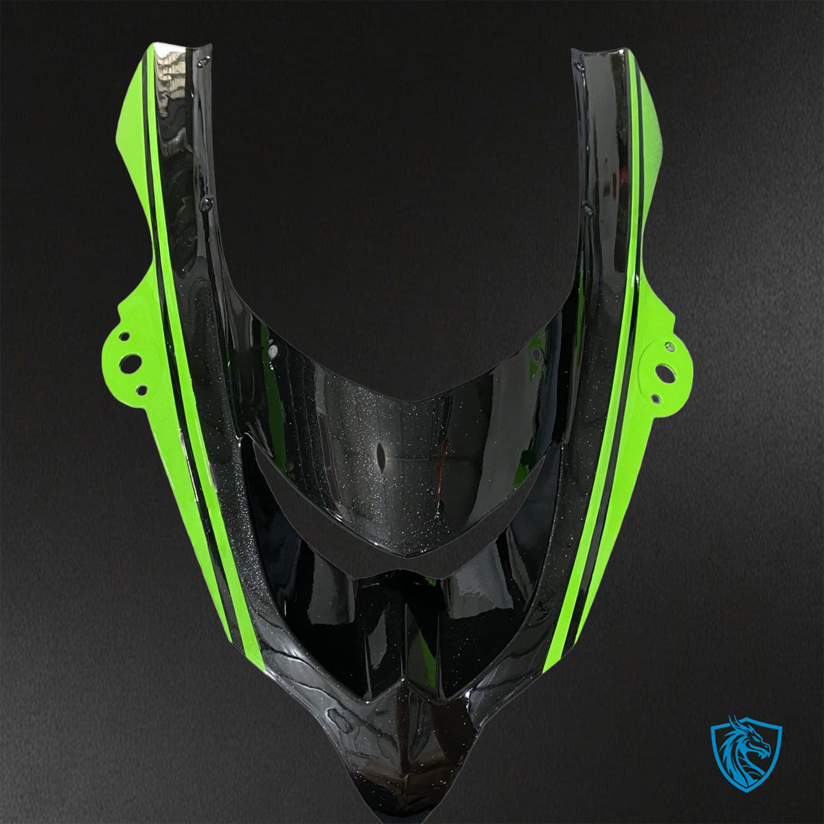 Kawasaki Ninja ZX-10R (2004-2005) Green & Black - Replacement Motorcycle Fairings Kit