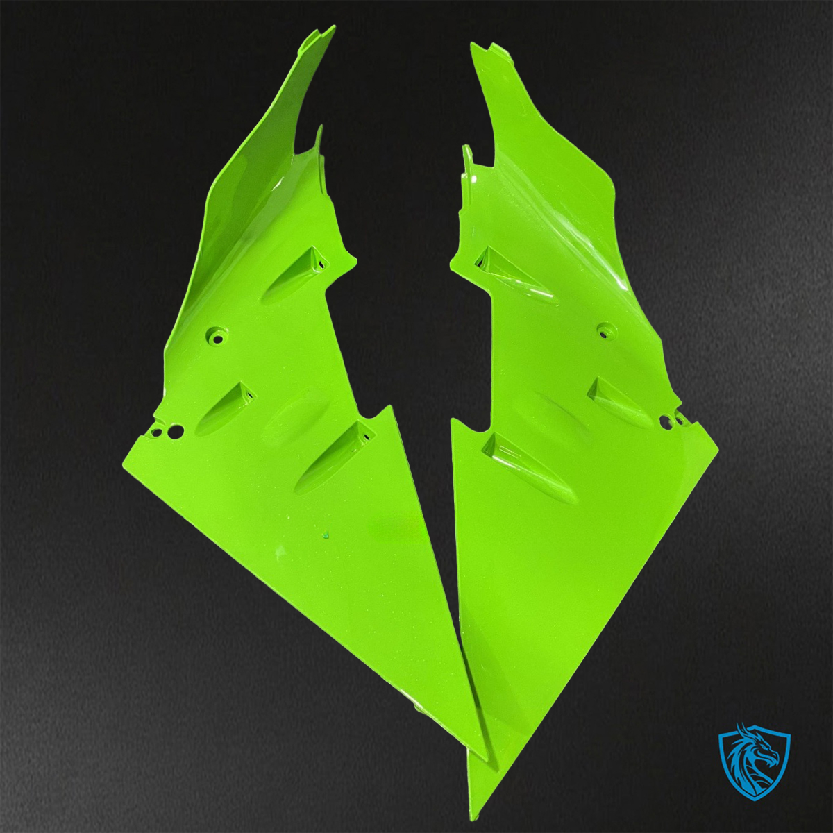 Kawasaki Ninja ZX-10R (2004-2005) Green & Black - Replacement Motorcycle Fairings Kit