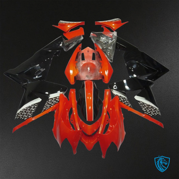 Kawasaki Ninja ZX-10R (2004-2005) Gloss Red & Black Arrow ABS Bodywork - Fairings Kit