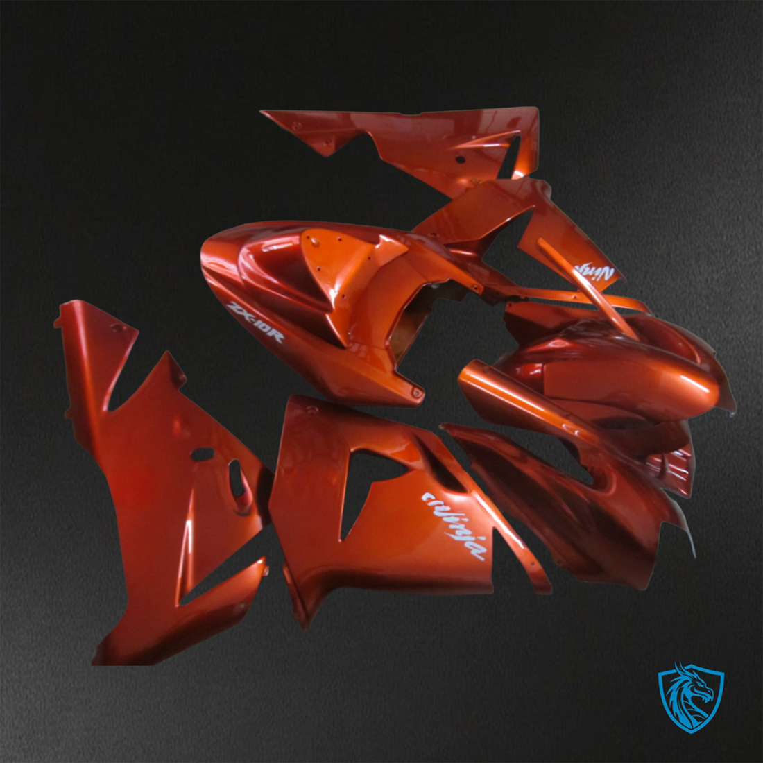 Kawasaki Ninja ZX-10R (2004-2005) Red ABS Bodywork - Fairings Kit