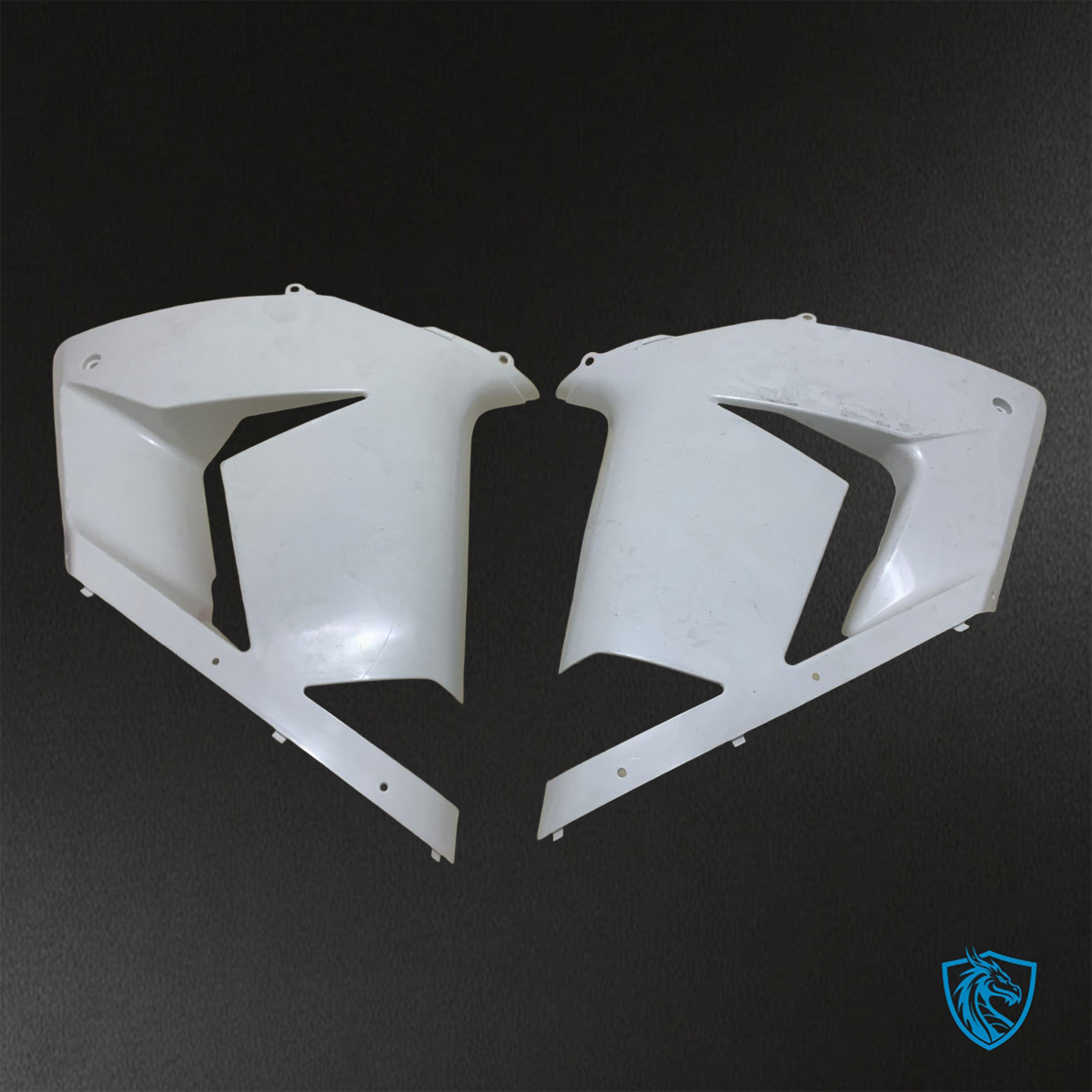 Kawasaki Ninja ZX-10R (2004-2005) White Fairings Kit - Aftermarket ABS Bodywork