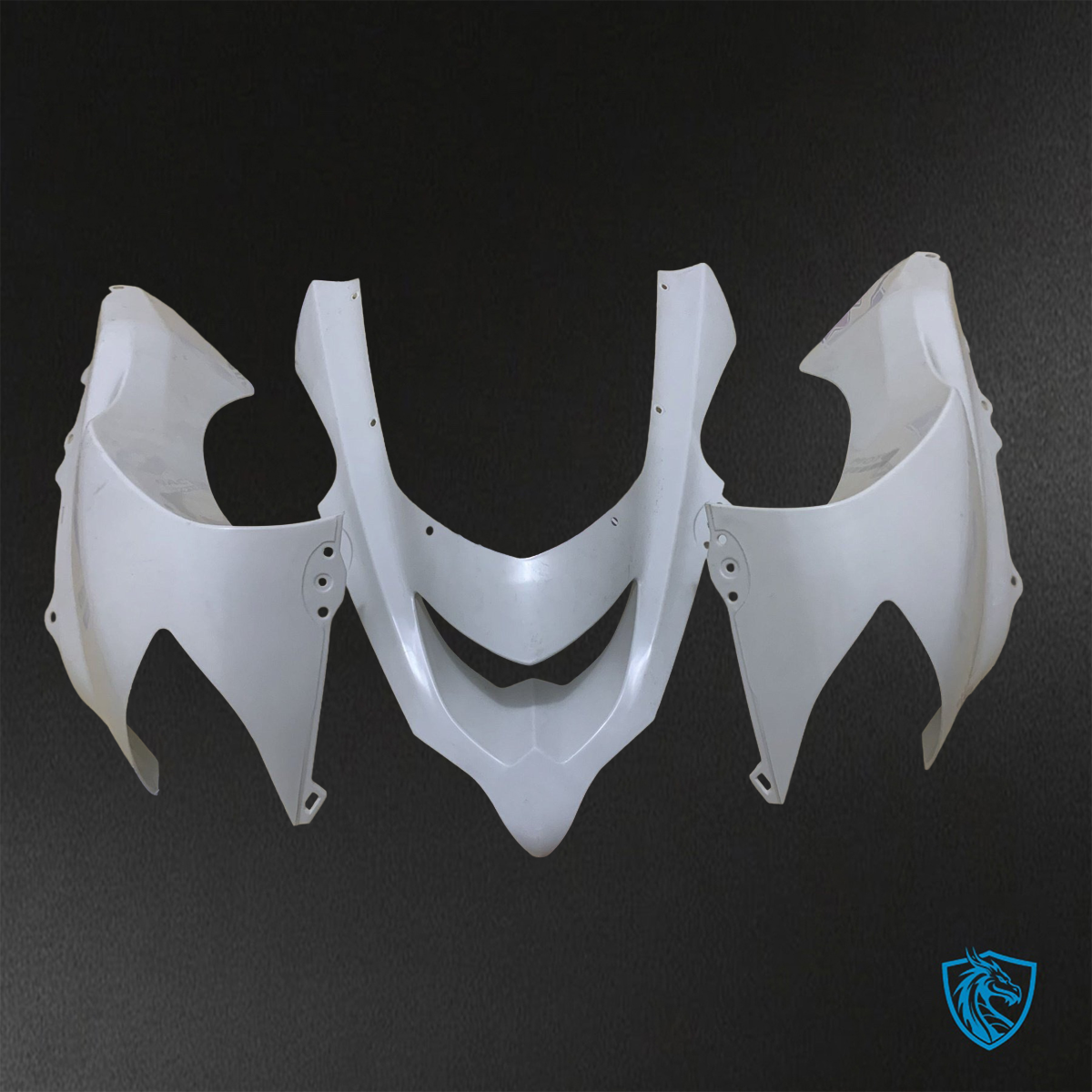 Kawasaki Ninja ZX-10R (2004-2005) White Fairings Kit - Aftermarket ABS Bodywork