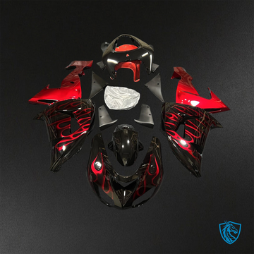 Kawasaki Ninja ZX-10R (2006-2007) Red & Black ABS Bodywork - Fairings Kit