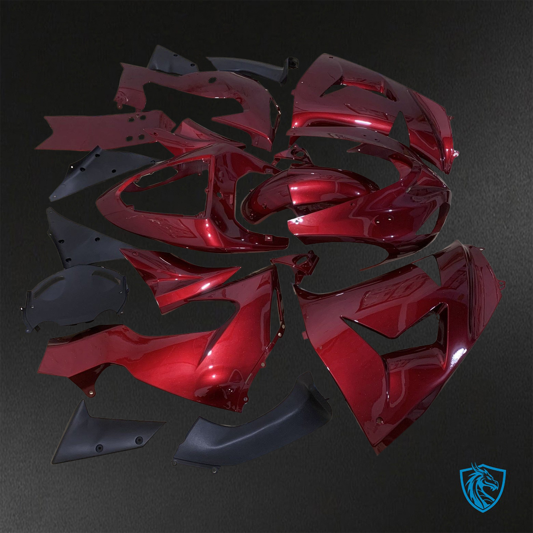Kawasaki Ninja ZX-10R (2006-2007) Red ABS Bodywork - Fairings Kit