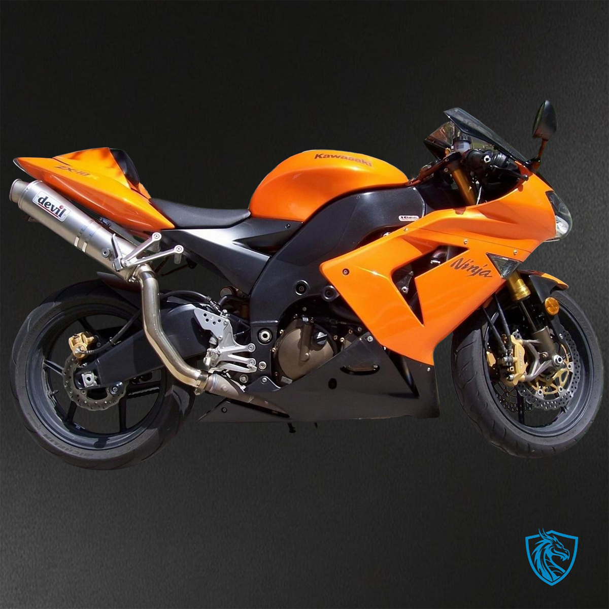 Kawasaki Ninja ZX-10R (2006-2007) Orange - Replacement Motorcycle Fairings Kit