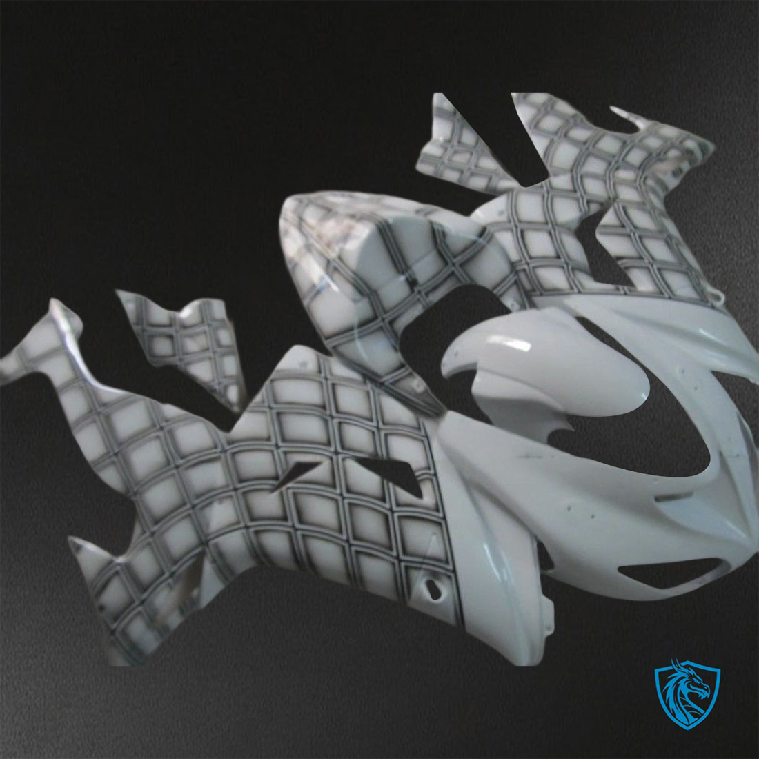 Kawasaki Ninja ZX-10R (2006-2007) White & Black - Replacement Motorcycle Fairings Kit
