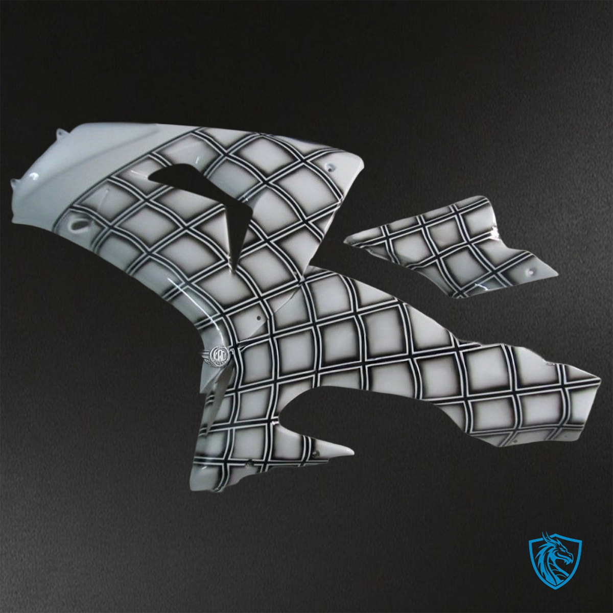 Kawasaki Ninja ZX-10R (2006-2007) White & Black - Replacement Motorcycle Fairings Kit