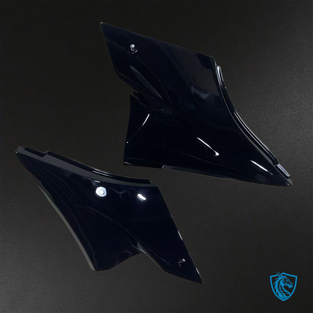 Kawasaki Ninja ZX-10R (2006-2007) Glossy Matte Black Fairings Kit - Aftermarket ABS Bodywork