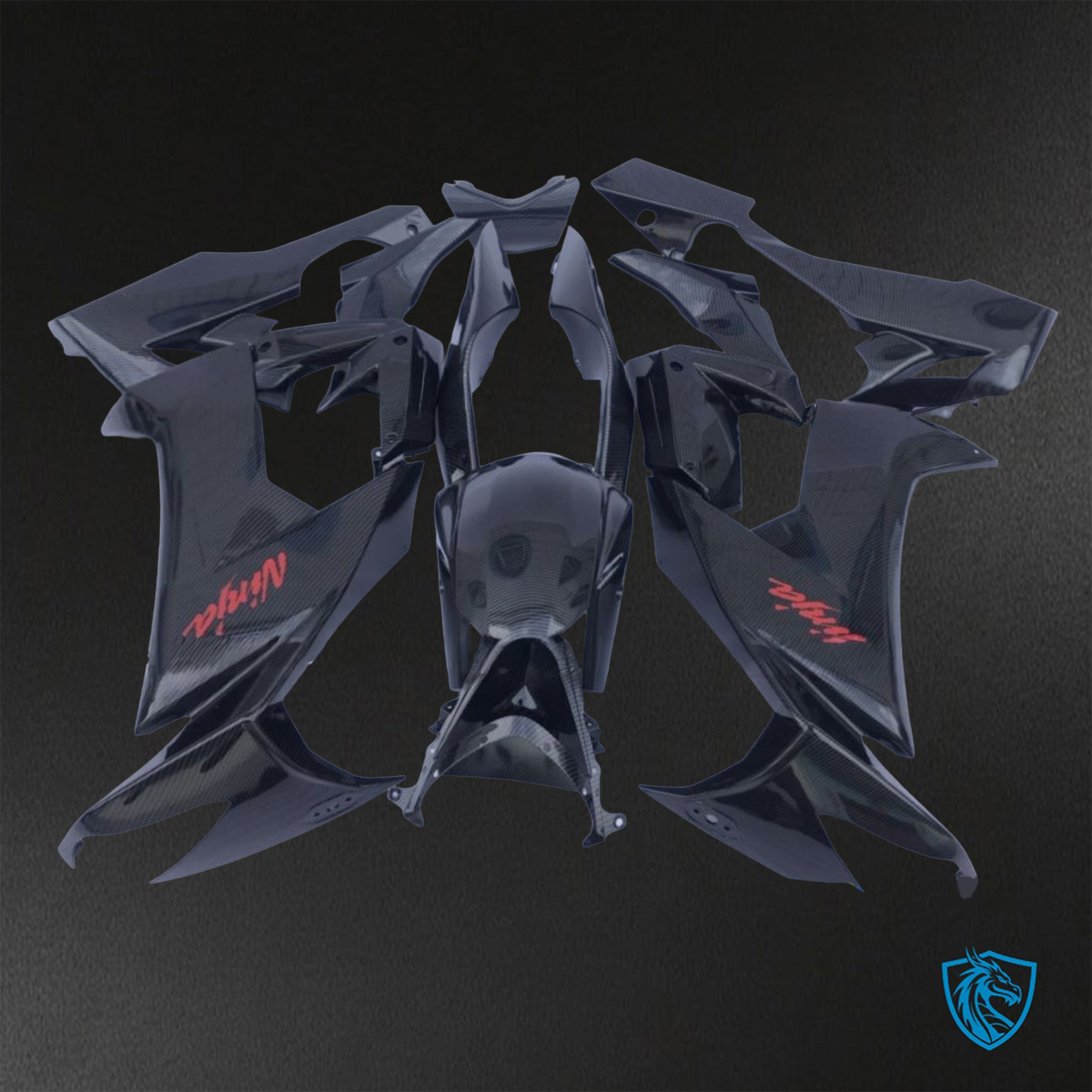 Kawasaki Ninja ZX-10R (2008-2010) Black ABS Bodywork - Fairings Kit