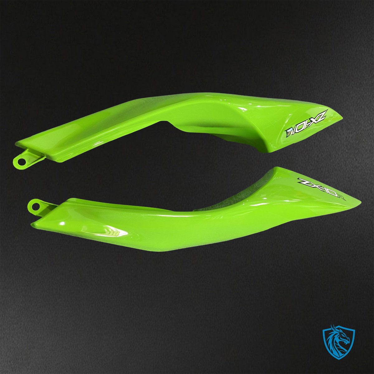 Kawasaki Ninja ZX-10R (2008-2010) Gloss Green & Black - Replacement Motorcycle Fairings Kit