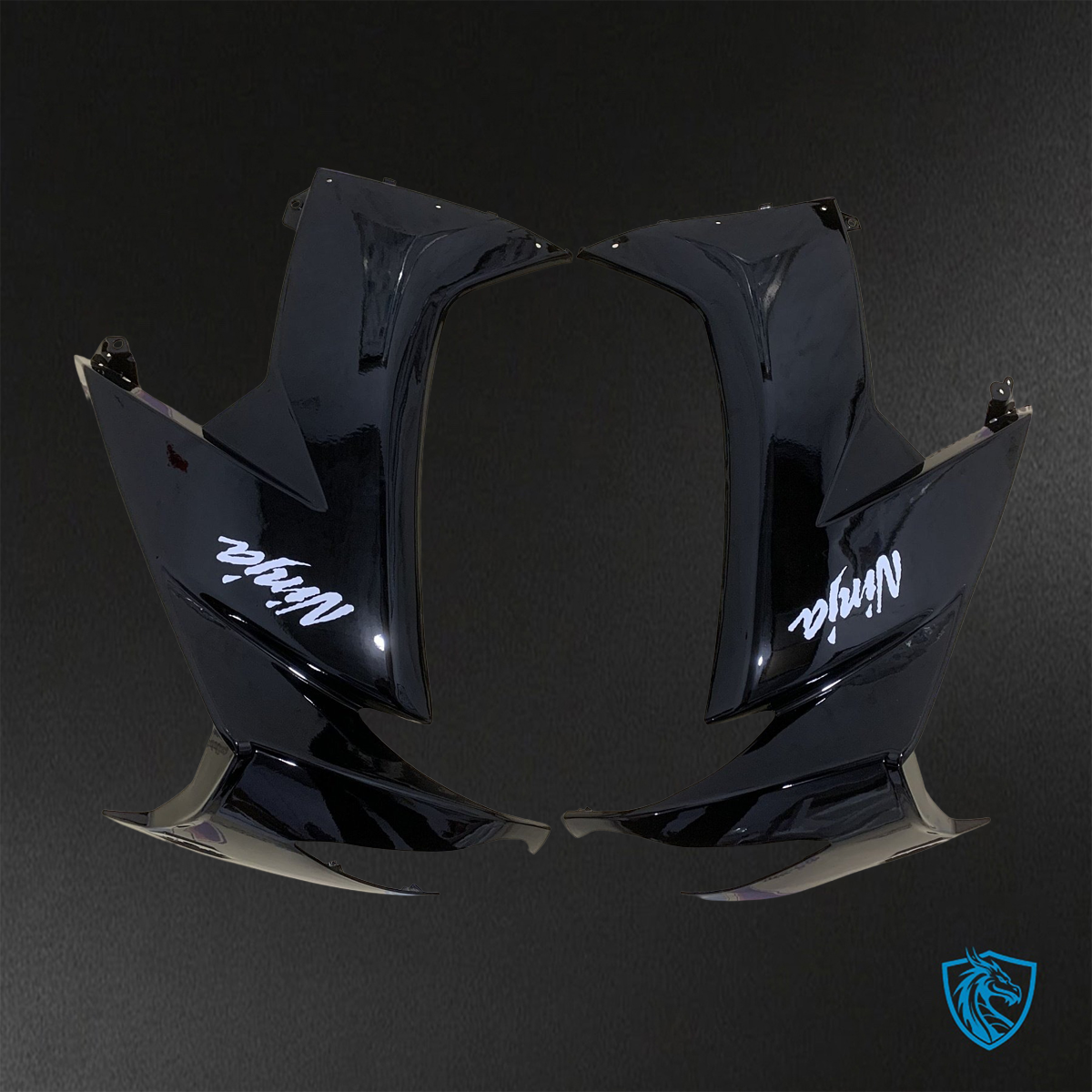 Kawasaki Ninja ZX-10R (2008-2010) Black - Custom ABS Fairing Kit