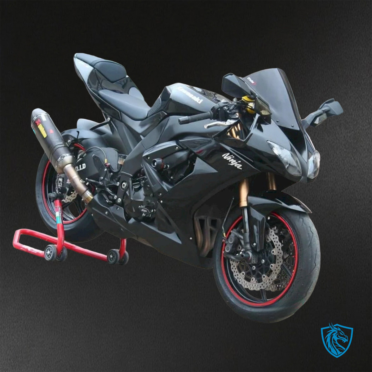 Kawasaki Ninja ZX-10R (2008-2010) Black - Custom ABS Fairing Kit