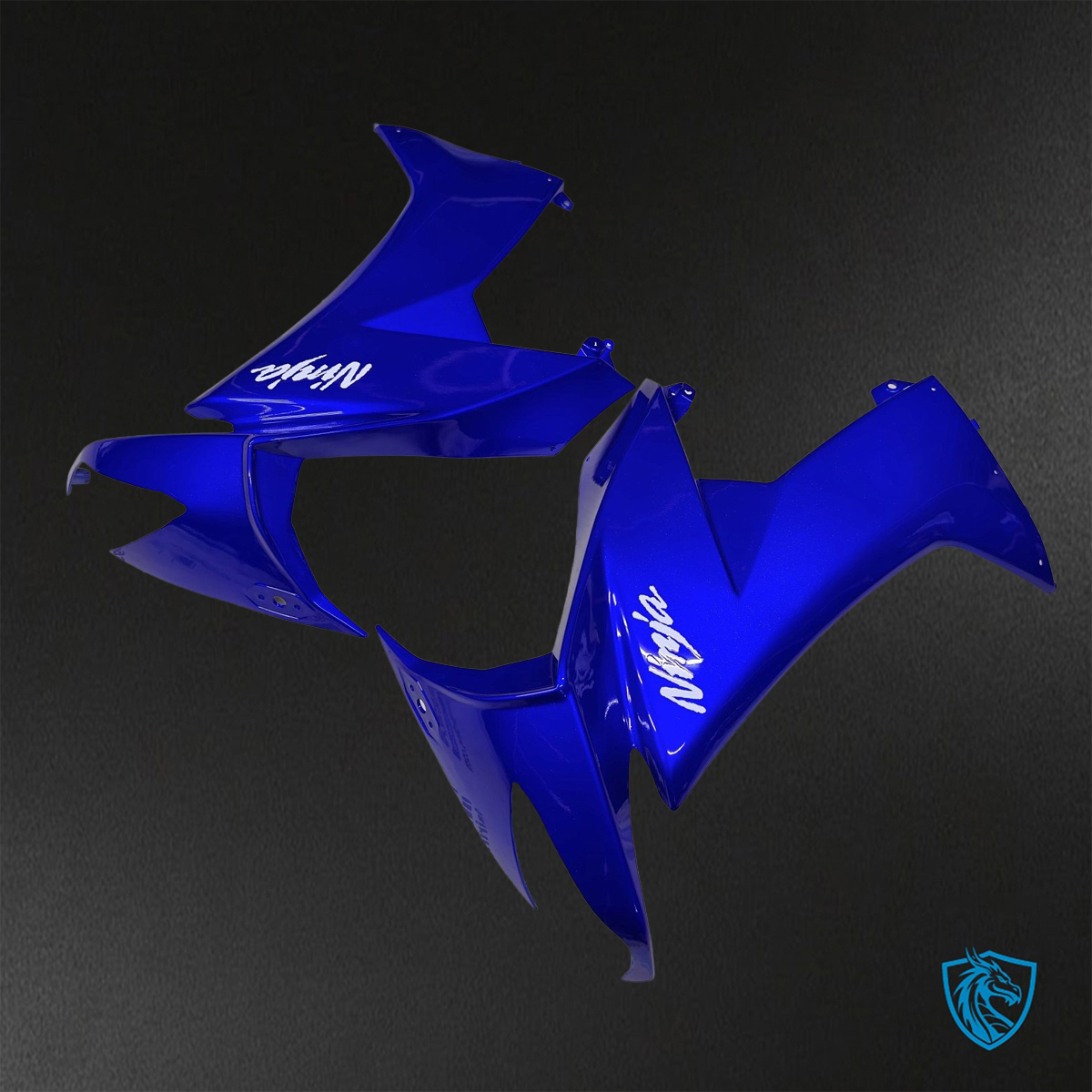 Kawasaki Ninja ZX-10R (2008-2010) Gloss Blue & Black - Replacement Motorcycle Fairings Kit