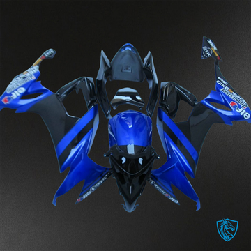 Kawasaki Ninja ZX-10R (2008-2010) Blue & Black Fairings Kit - Aftermarket ABS Bodywork
