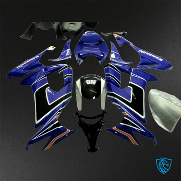 Kawasaki Ninja ZX-10R (2008-2010) Blue & Black - Custom ABS Fairing Kit