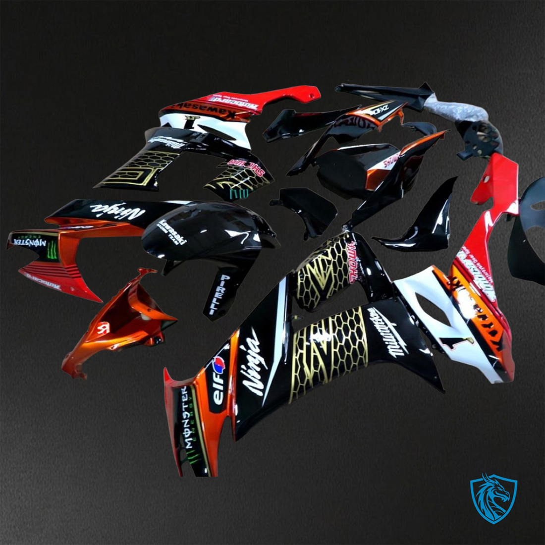 Kawasaki Ninja ZX-10R (2008-2010) Multicolor ABS Bodywork - Fairings Kit