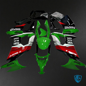 Kawasaki Ninja ZX-10R (2008-2010) Green, Black, White & Red - Replacement Motorcycle Fairings Kit