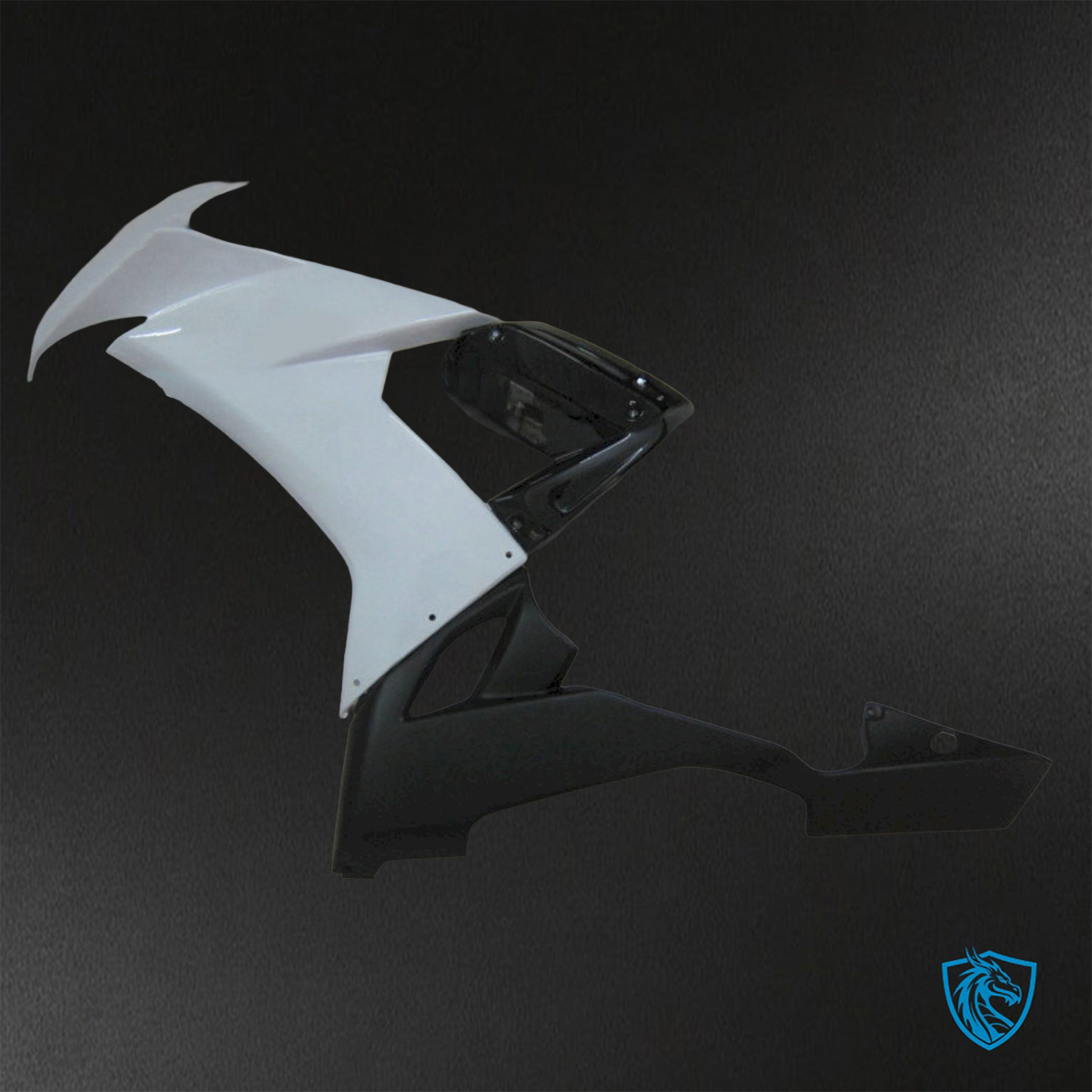 Kawasaki Ninja ZX-10R (2008-2010) Black & White - Replacement Motorcycle Fairings Kit