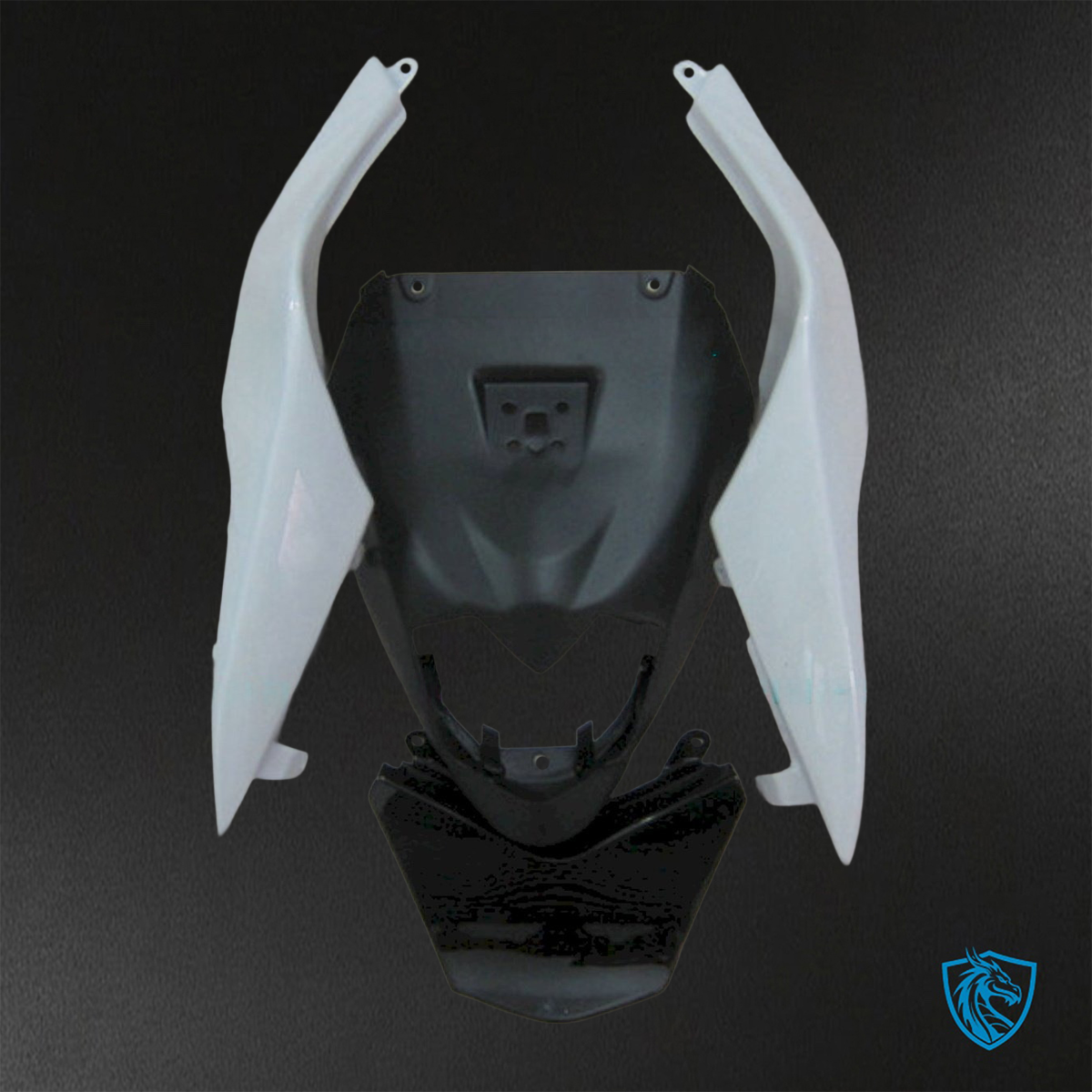 Kawasaki Ninja ZX-10R (2008-2010) Black & White - Replacement Motorcycle Fairings Kit