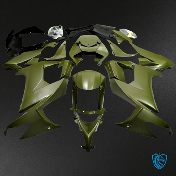 Kawasaki Ninja ZX-10R (2008-2010) Matte Green Fairings Kit - Aftermarket ABS Bodywork