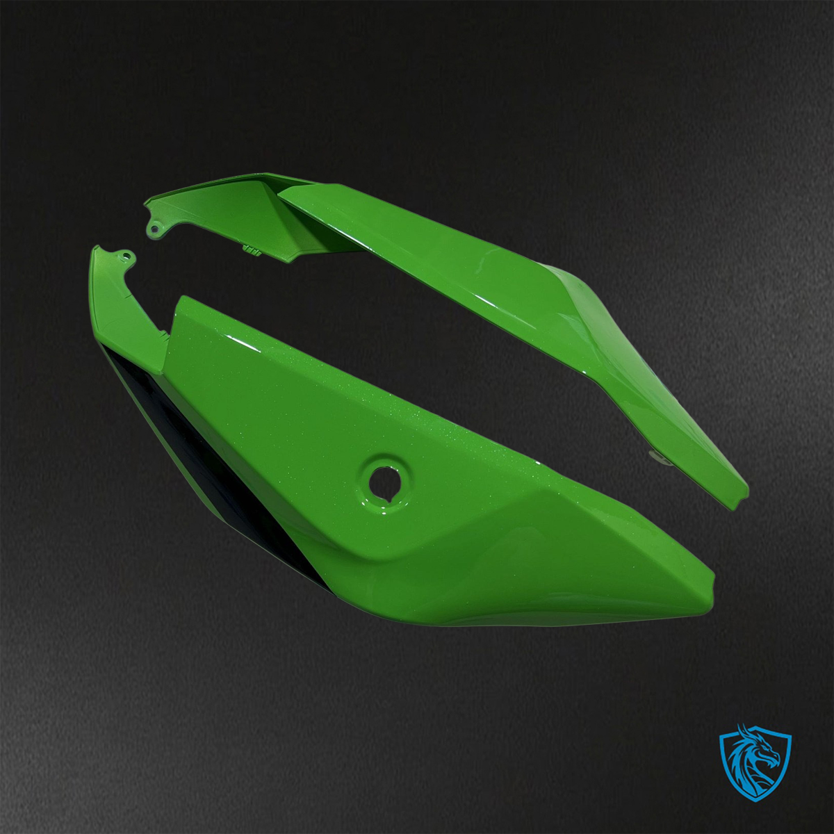 Kawasaki Ninja ZX-10R (2021-2023) Glossy Green, Black & Red Fairing Kit - Aftermarket ABS Bodywork
