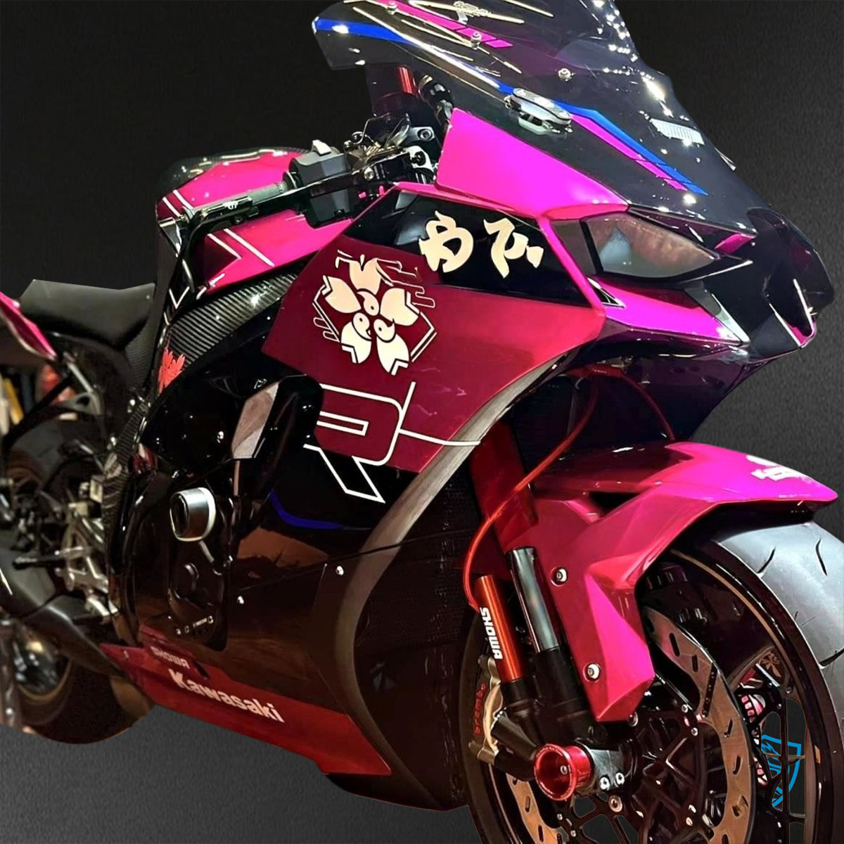 Kawasaki Ninja ZX-10R (2021-2023) Pink & Black ABS Bodywork - Fairings Kit