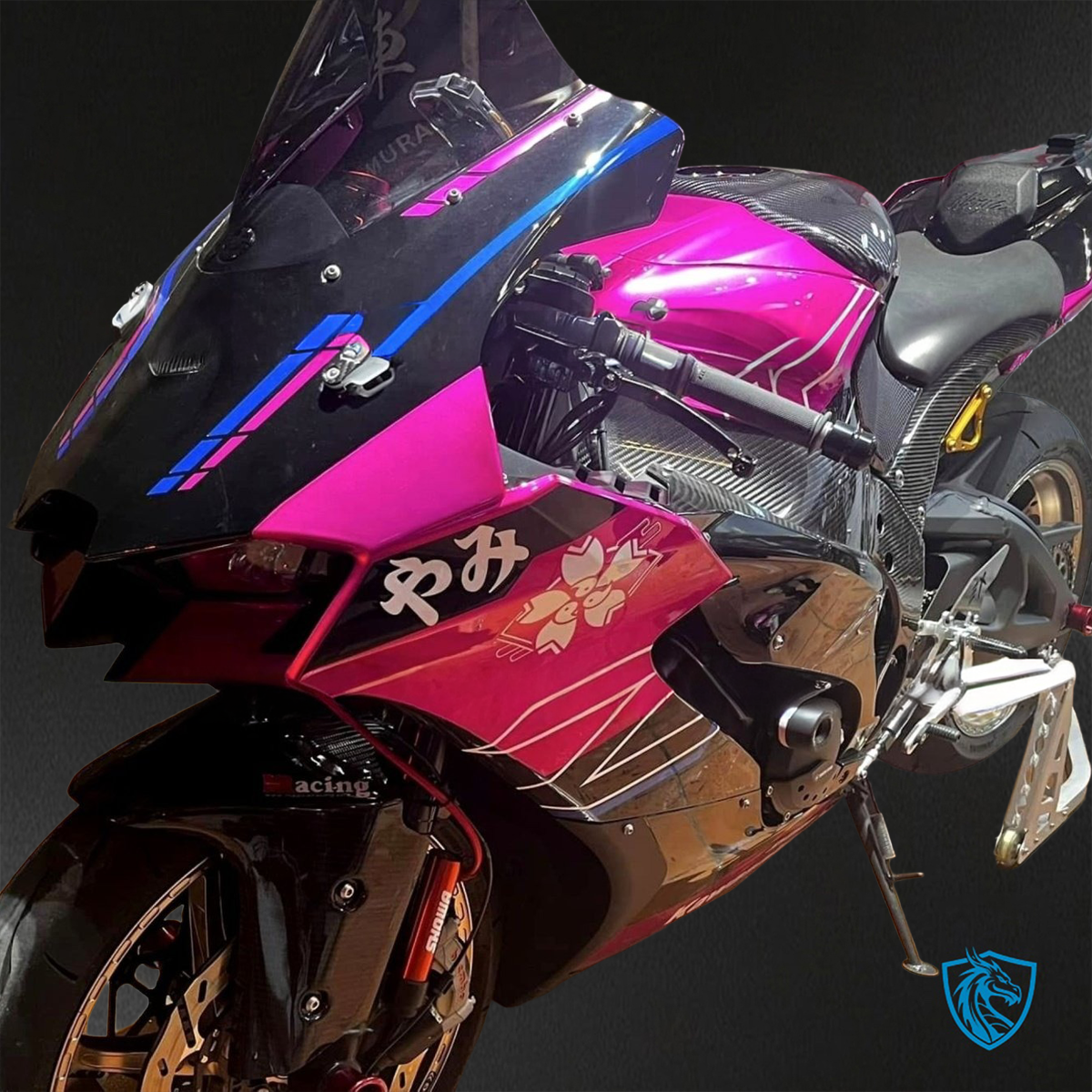 Kawasaki Ninja ZX-10R (2021-2023) Pink & Black ABS Bodywork - Fairings Kit