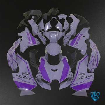 Kawasaki Ninja ZX-10R (2021-2023) Gray & Purple - Replacement Motorcycle Fairings Kit