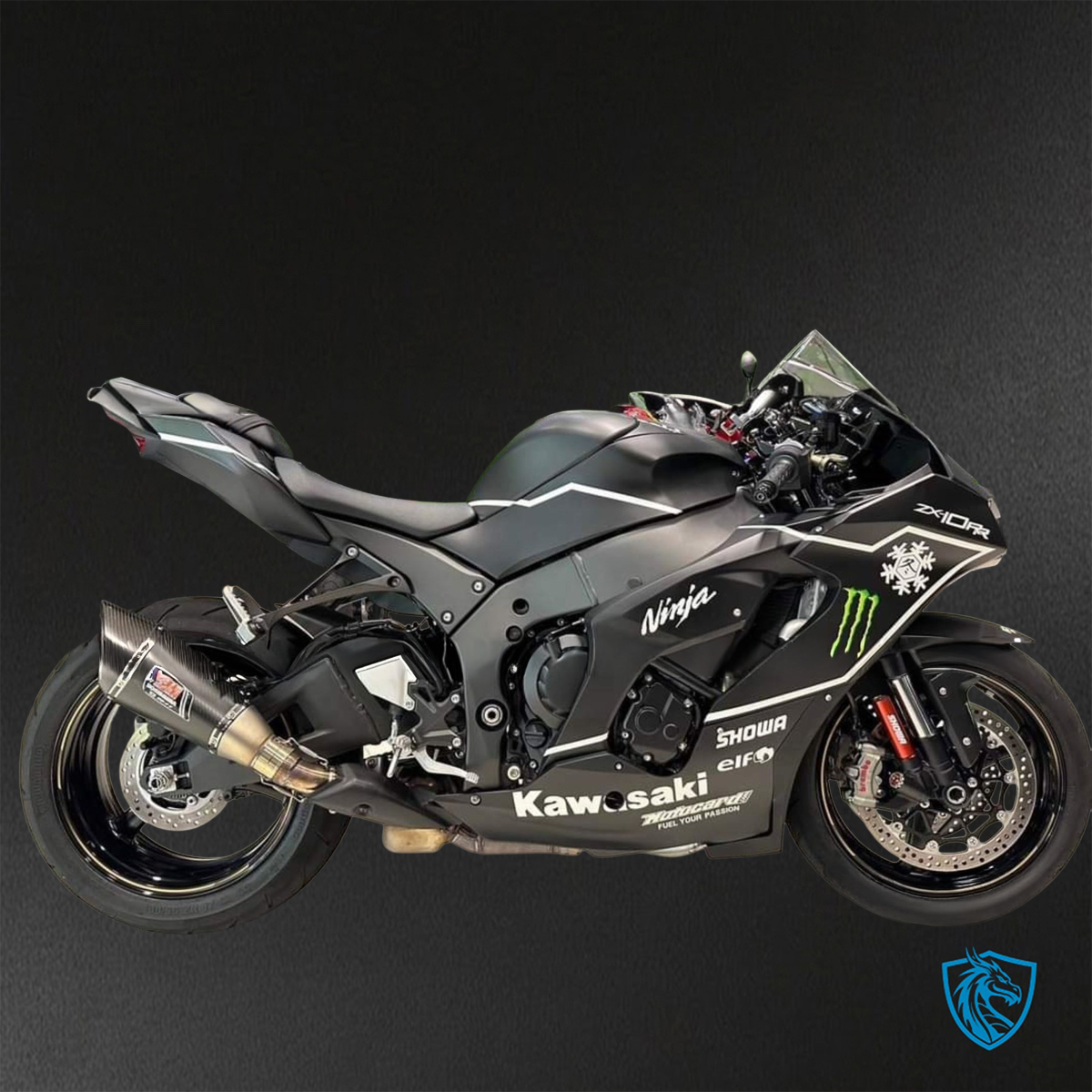 Kawasaki Ninja ZX-10R (2021-2023) White & Black - Replacement Motorcycle Fairings Kit
