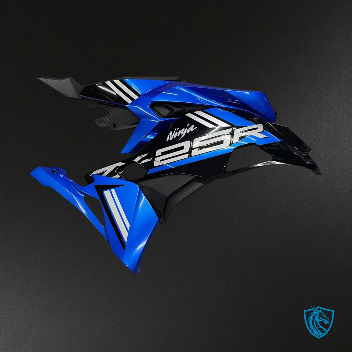 Kawasaki Ninja ZX-25R ZX-4R ZX-4RR (2019-2025) Black & Blue - Fairing Kit