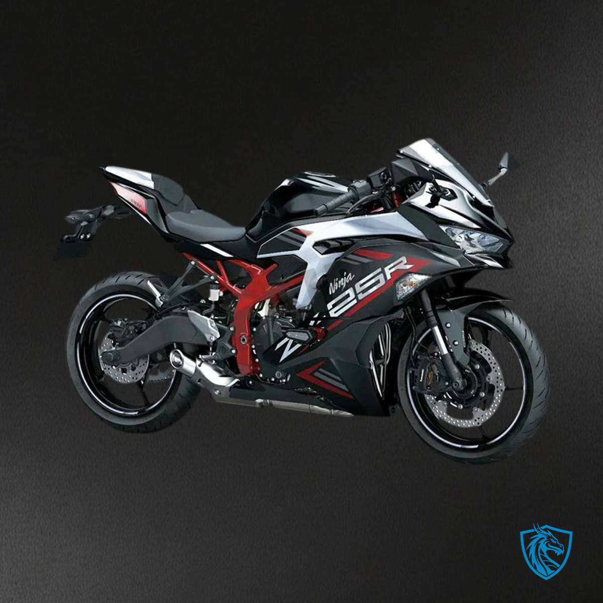 Kawasaki Ninja ZX25R ZX4R ZX4RR (2019-2025) Black & Red - Fairing Kit