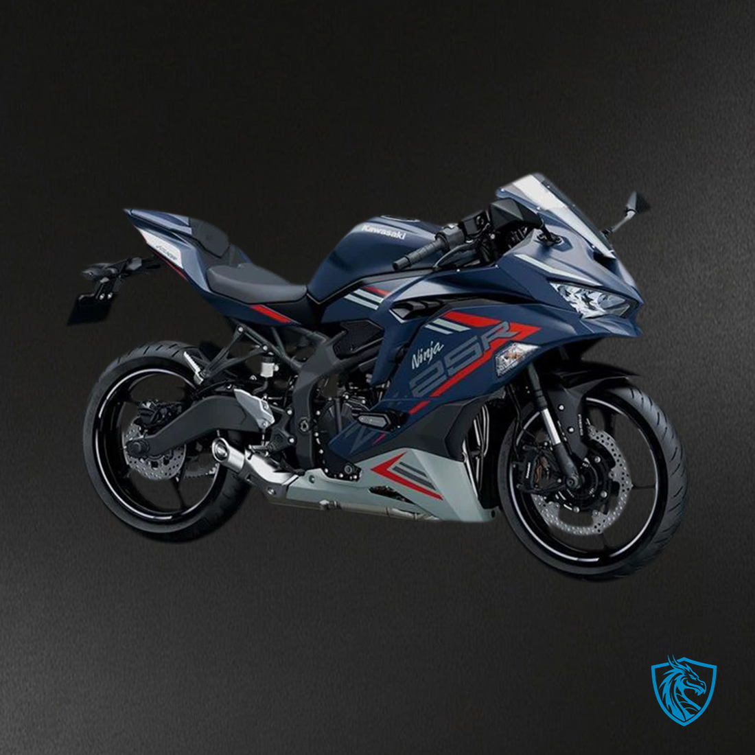 Kawasaki Ninja ZX25R ZX4R ZX4RR (2019-2025) Blue & Gray - Fairing Kit