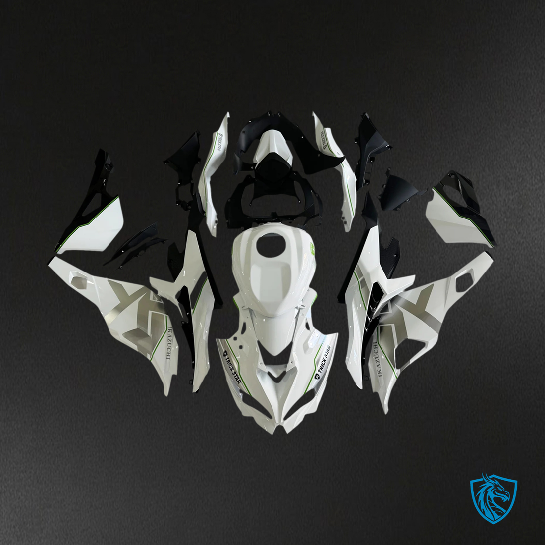 Kawasaki Ninja ZX25R ZX4R ZX4RR (2019-2025) White - Fairing Kit