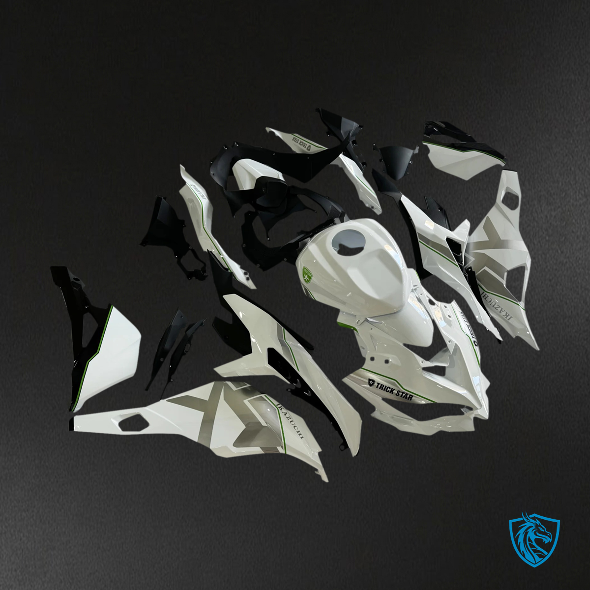 Kawasaki Ninja ZX25R ZX4R ZX4RR (2019-2025) White - Fairing Kit