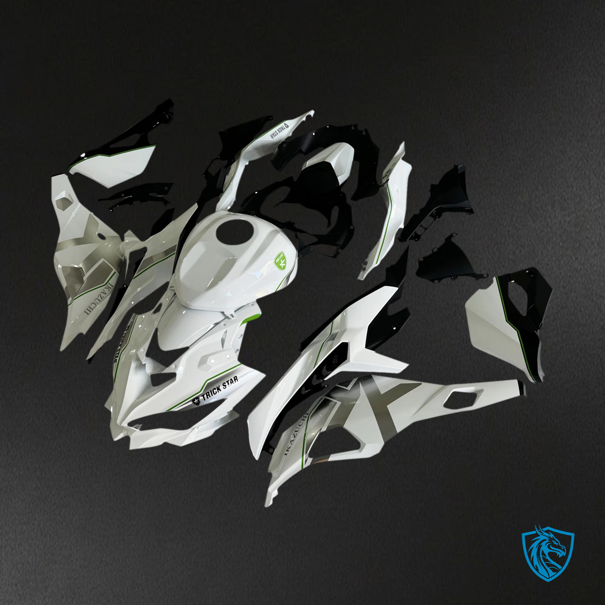 Kawasaki Ninja ZX25R ZX4R ZX4RR (2019-2025) White - Fairing Kit