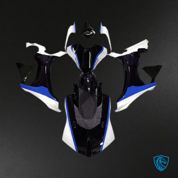 Yamaha R1 (2015-2019) Blue, Black & White - MERGEment Motorcycle Fairings Kit