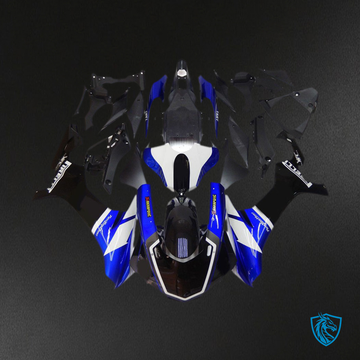 Yamaha R1 (2015-2019) Blue, Black & White Custom Fairings Kit- Aftermarket ABS Bodywork