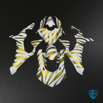 Yamaha R1 (2015-2019) Golden Zebra Motorcycle Fairing Kit | ABS Bodywork