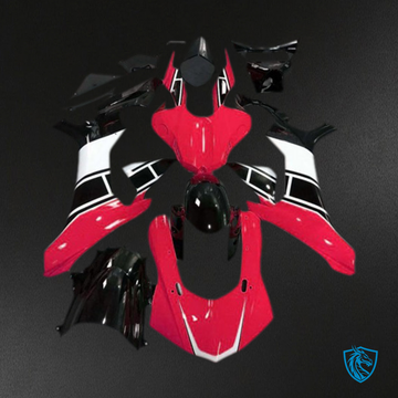Yamaha R1 (2015-2019) Red, Gloss White & Black Motorcycle Fairing Kit | ABS Bodywork