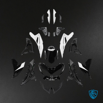 Kawasaki VERSYS 650 (2022-2024) KLE ABS Black & White - Custom ABS Fairing Set