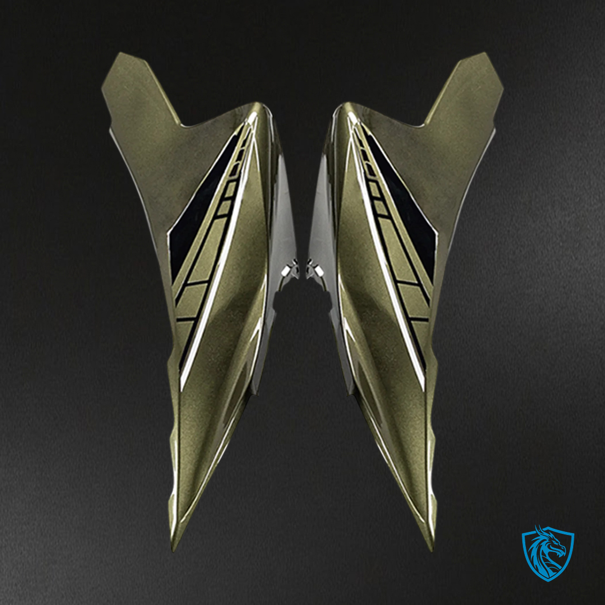 Kawasaki VERSYS 650 (2022-2024) KLE ABS Dark Green  Fairing Kit | ABS Bodywork