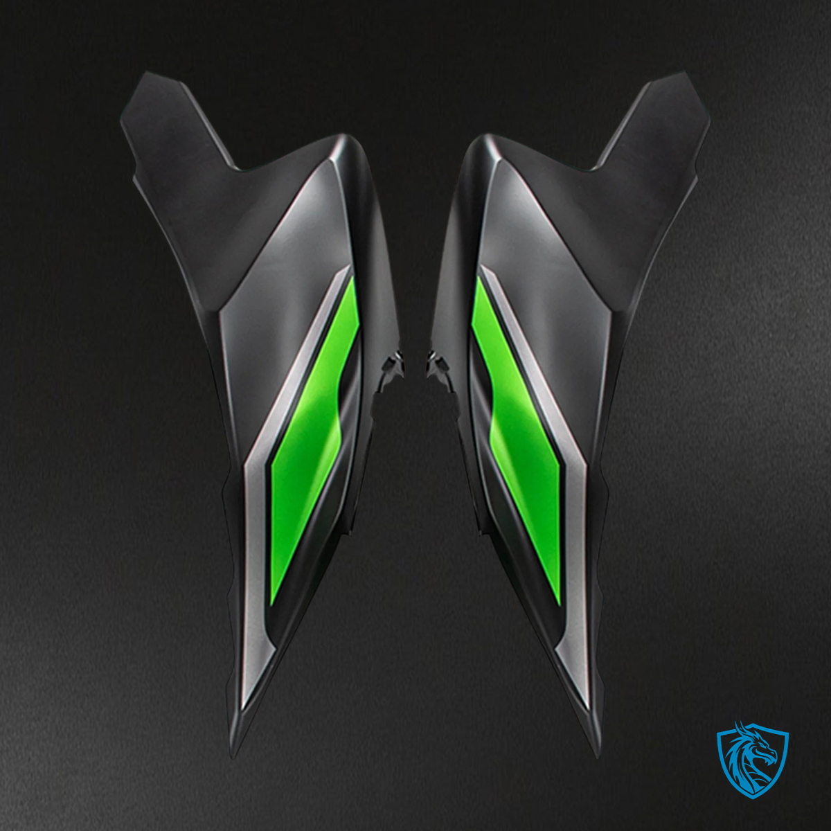 Kawasaki VERSYS 650 (2022-2024) KLE ABS Green Fairing Kit - Aftermarket ABS Bodywork