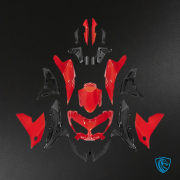 Kawasaki VERSYS 650 (2022-2024) KLE ABS Red - MERGEment Motorcycle Fairings Kit