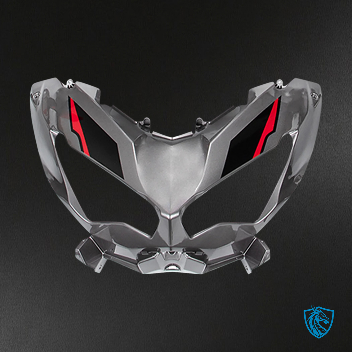 Kawasaki VERSYS 650 (2022-2024) KLE ABS Sliver & Red pattern - Custom ABS Fairing Set