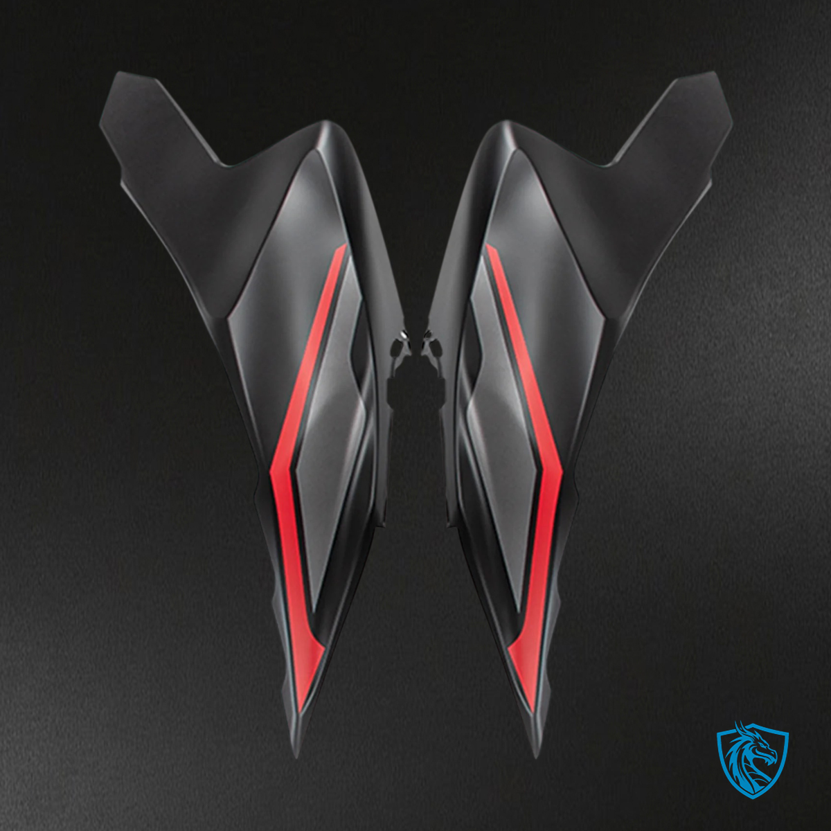 Kawasaki VERSYS 650 (2022-2024) KLE ABS Sliver & Red pattern - Custom ABS Fairing Set