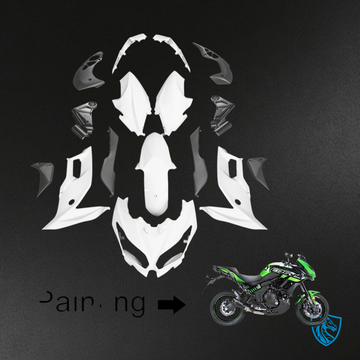 Kawasaki Versys 650 (2015-2021) Black & Green Fairing Kit | ABS Bodywork